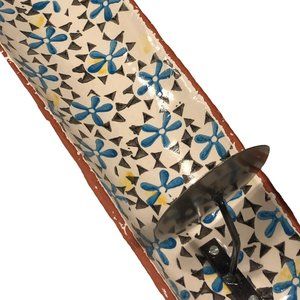 Candle Wall Sconce Roof Tile Wall Decor 19" x 6"